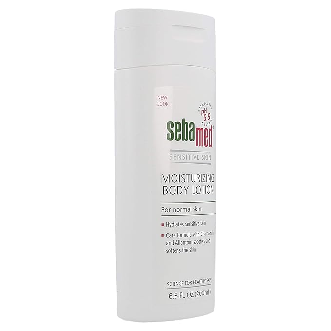 Sebamed Moisturizing Lotion pH 5.5 for Sensitive Skin Dermatologist Recommended Moisturizer 6.8 Fluid Ounces (200 Milliliters)