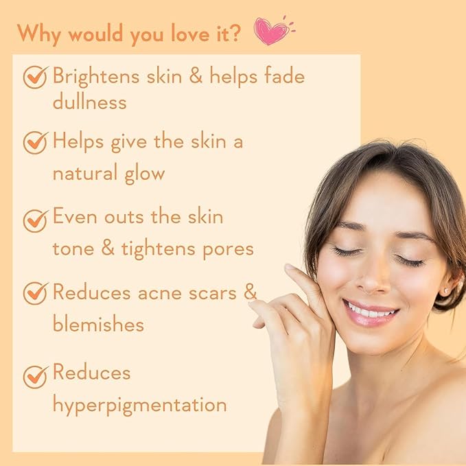 Pure Glow Face Toner - 5% Fruit AHA, Hyaluronic Acid, Niacinamide & Oranges,200ml