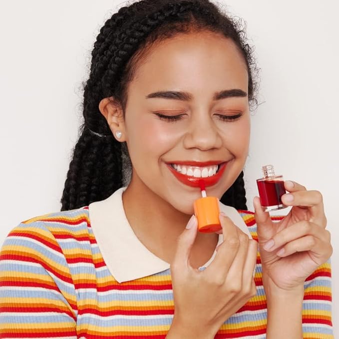 ETUDE Dear Darling Water Tint – Orange Ade | Korean Lip Stain & Lip Tint for Hydrated Pink Lips, Smudge-Proof Long-Lasting Lip & Cheek Makeup | K-Beauty Gift, Stocking Stuffers