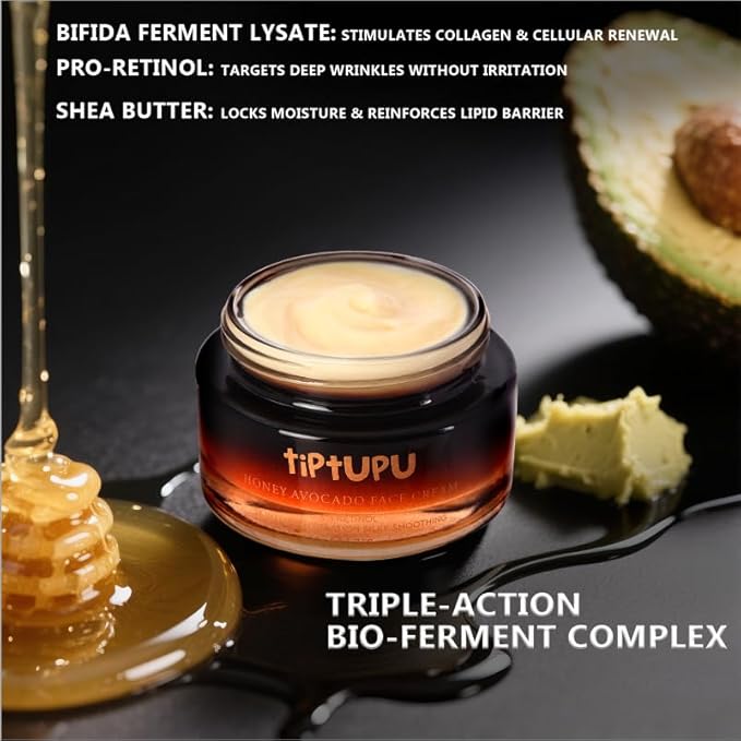 Collagen,Retinol & Hyaluronic Acid Cream, Anti-Aging Face Moisturizer for Face and Neck - Hydrating Skin Care - Smooths Wrinkles & Fine Lines - Anti Wrinkle Lotion for Dark Spots -1.76 fl.oz