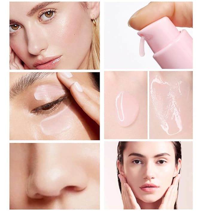2 Pcs Watermelon Moisturizer Glow Priming Serum,Hydrating & Brighten with Hyaluronic Acid Lightweight Facial Serum.
