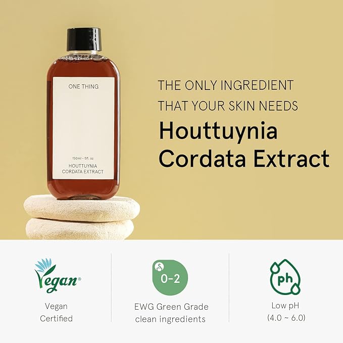 ONE THING Miniatures of Extract Toners for Face 1.35 Fl Oz | Centella Asiatica, Niacinamide 10%, Houttuynia Cordata, Artemisia Capillaris, Hyaluronic Acid Complex (Houttuynia Cordata)