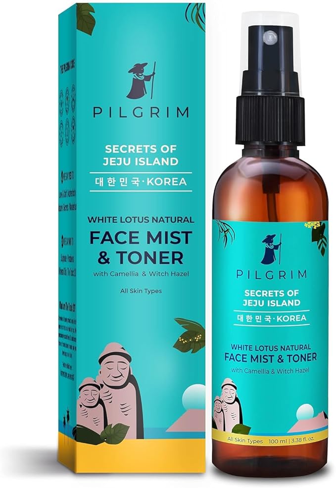 Korean Beauty White Lotus Refreshing Face Mist & Toner | Toner for Glowing Skin | Alcohol-Free Mist & Toner for Open pores Tightening | 100ML