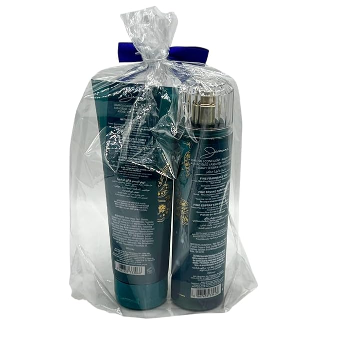 Bath & Body Works PRINCESS COLLECTION Fine Fragrance Mist & Ultimate Hydration Body Cream 2-piece Gift Set with a Bow for Holidays - Full Size – Limited Edition (Jasmine)