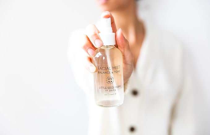 Little Seed Farm Activated Charcoal Bundle - Moisturizer + Soap + Elasticity Serum + Facial Mist Toner