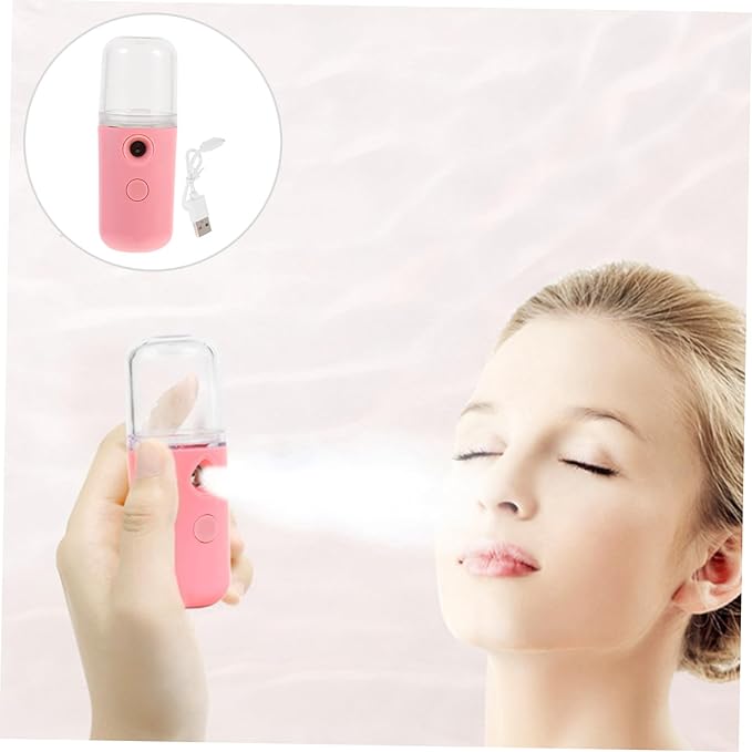 Baluue Portable Nano Facial Hot Spray Toner for Face Makeup Device Charging Face Sprayer