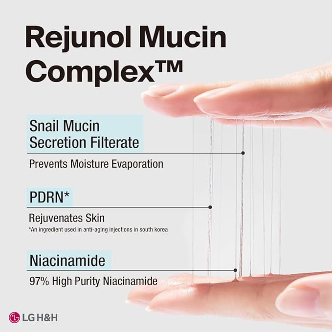 Multi-Peptide Skin Boosting Toner & Rejunol Mucin Serum 3.3floz - Korean Skin Care I Face Moisturizer for Women I Snail Mucin Serum I Panthenol I Niacinamide