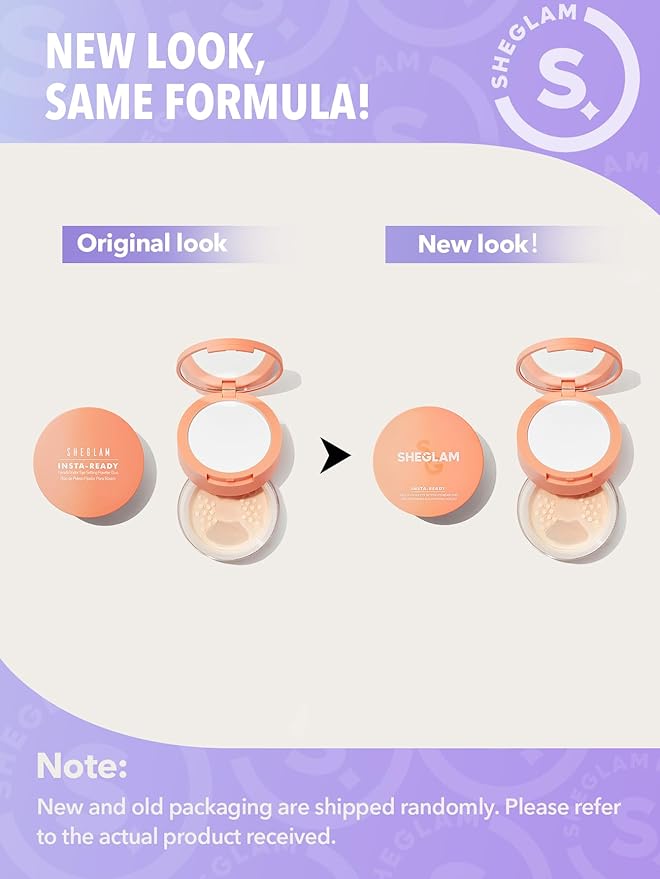 SHEGLAM Insta-Ready Face Powder Loose Under Eye Setting Powder - Smooth Sand