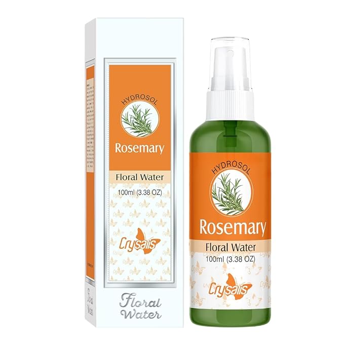 BEMT Pure Rosemary Hydrosol – Steam-Distilled from Rosemary Leaves & Stems – Natural Aromatic Facial Mist & Toner Water, Cosmetic Grade – 100 ml