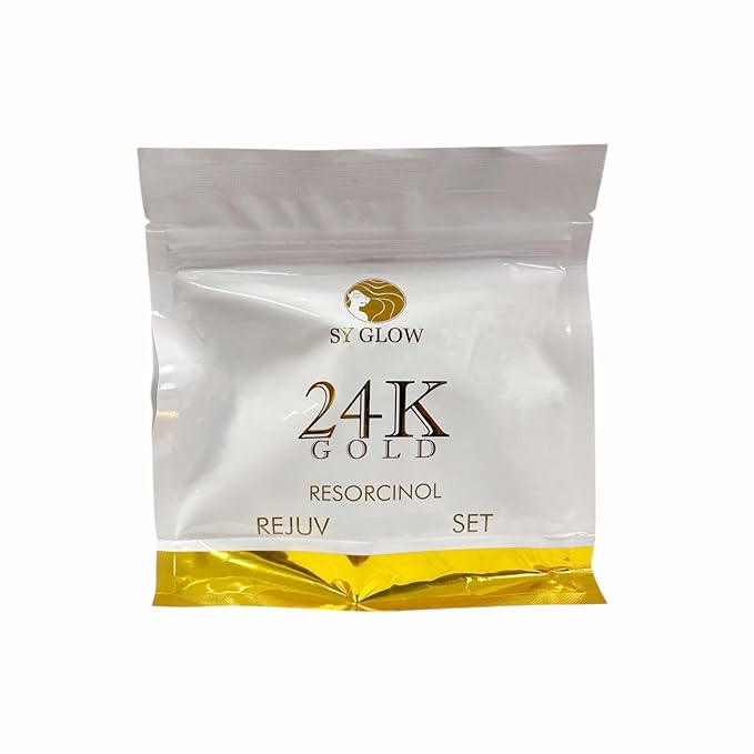 SY GLOW 24K Gold Rejuv 4-Step Facial Kit + SPF 45 Sunscreen with Niacinamide & Ceramides – Complete Skincare Bundle