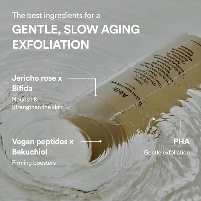 Abib Jericho Rose PHA Toner Skin Booster 6.76 fl oz / 200 ml, Toner with Rose of Jericho Extract for Improvement of Skin Elasticity and Skin Texture