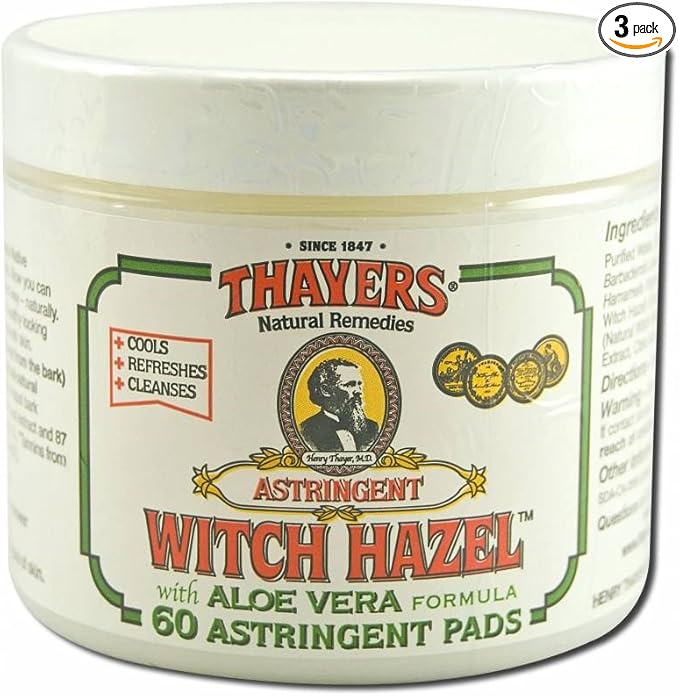Thayer Witch Hazel Pads Orgnl