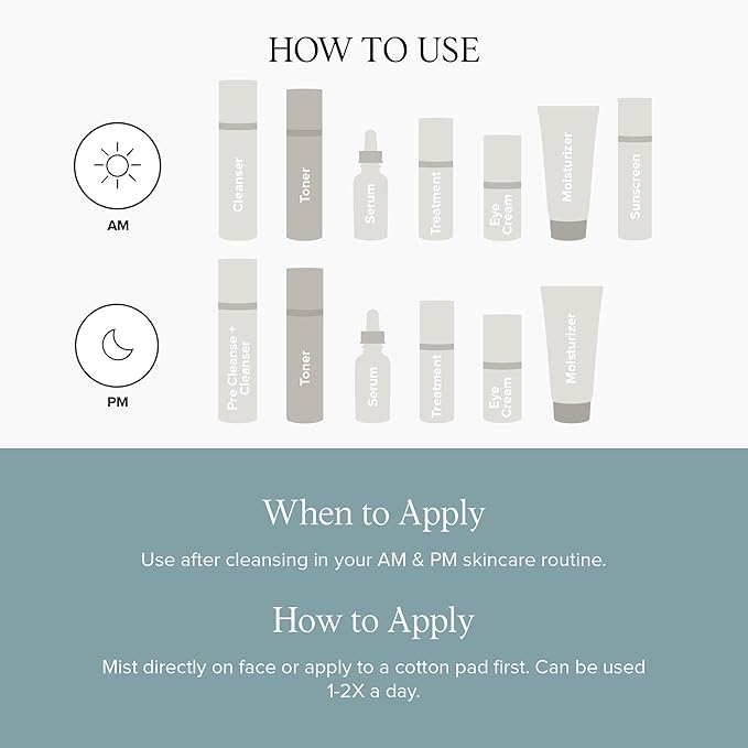 DRMTLGY Neutralizing Toner for Face, Calming, pH Balancing, Hydrating Facial Toner for All Skin Types (6.3 fl oz/186 ml)