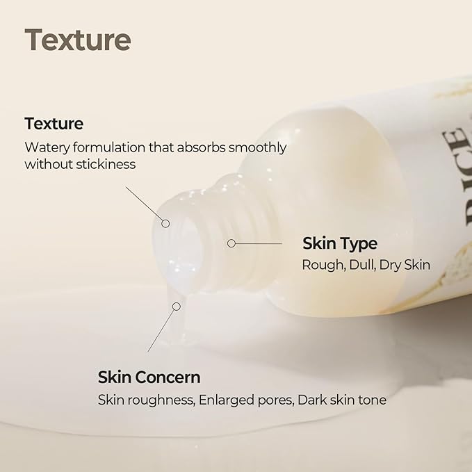 SKINFOOD Rice Brightening Toner, Korean Skincare Toner for Face with 48 Hours Fermented Rice Water for Healthy Glow Glass Skin, Pore Minimizing, Hydrating, Vegan, 160ml/5.4fl.oz.