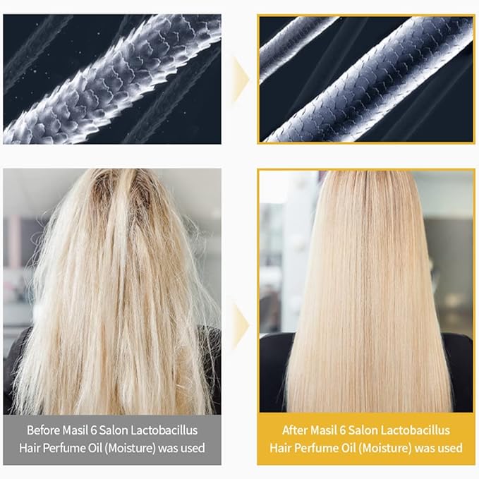 Masil 6 Salon Lactobacillus Hair Perfume Oil Dry Damaged Curly Frizzy Hair Scalp Moisture Hydrating Bouncy Hair Korean Hair Care (Hair Perfume Oil Moisture)