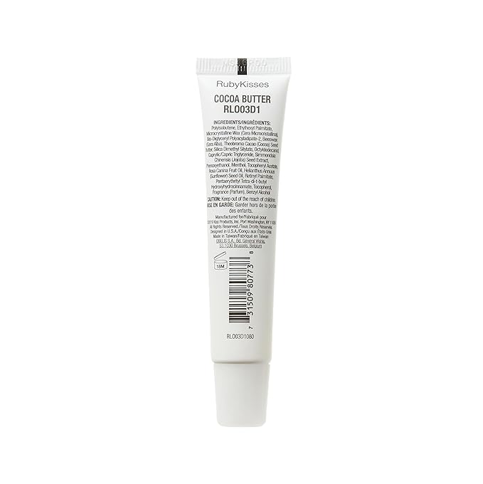 Ruby Kisses Hydrating Lip Therapy Treatment Gloss Cocoa Butter RLO03D1 (3 Pack)