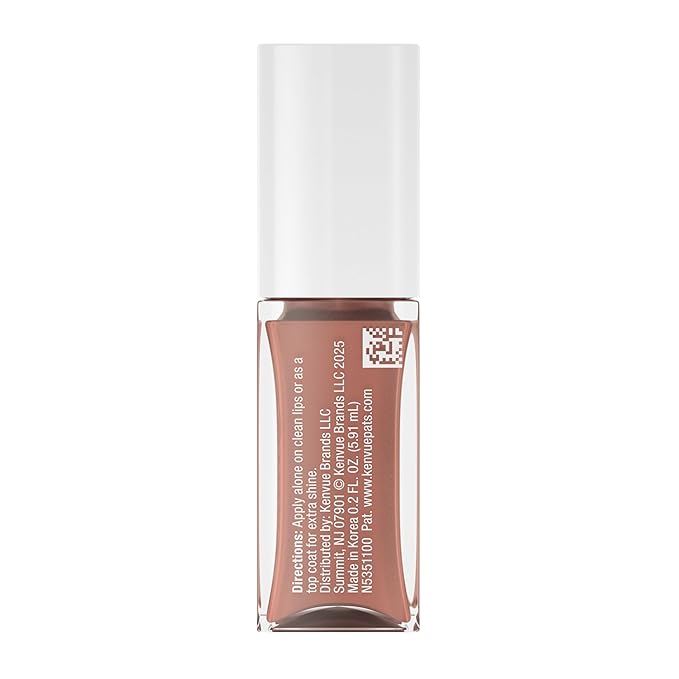 Neutrogena Hydro Boost Tinted Lip Oil with Hyaluronic Acid, Hydrating and Nourishing Lip Oil for Fuller Looking Lips, Mocha Mist, .2 fl. Oz