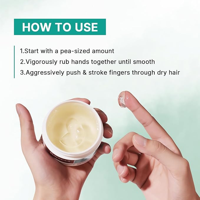Karseell Hair Wax, Premium Hair Matte Wax for a Strong Hold Styling, for Straight, Wavy and Thick Hair Types, 3.4 Ounces