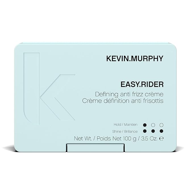 KEVIN.MURPHY EASY.RIDER - Hair Cream for All Hair Types - Anti Frizz for Hair Styling - Curl Activating Cream - Frizz Control Cream - 100g / 3.5 oz