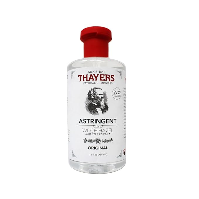 Thayers Witch Hazel with Aloe Vera, Original Astringent 12 oz (Pack of 6)