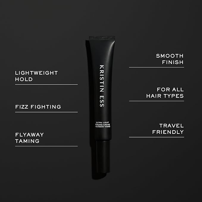Kristin Ess Styling Cream Taming Wand for Portable Smooth Frizz, Tame Fyaways & Style Edges - Lightweight Hold, Vegan, Color Safe, Silicone Free Women's Styling Product