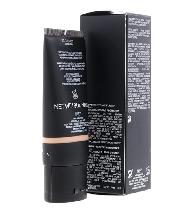 NARS Pure Radiant Tinted Moisturizer SPF 30, No. 01 St. Moritz/Medium, 1.9 Ounce (I0081566)