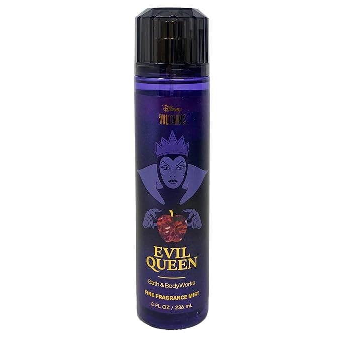 Bath & Body Works Disney Villains Collection Fragrance Mist Duo - Maleficent and Evil Queen - with a Natural Oats Bar Soap - Full Size
