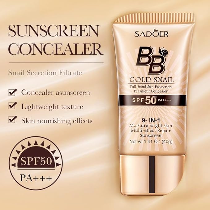 Smoothers Lightweight BB Cream, 1 Tube (1.41 Ounce), Light to Medium 810 Skin Tones, Hydrating BB Cream with SPF 21 Sun Protection (02# LVORY COLOR)