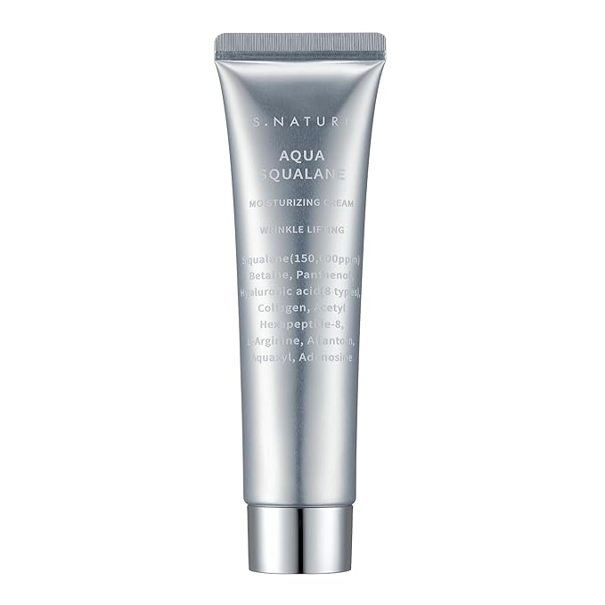 S.NATURE Skin Hydrating Duo : Aqua squalane cream 60ml + Aqua Oasis Toner 300ml, Pore-Tightening, Calming Skin, Skin Moisturizer, Korean Skin Care