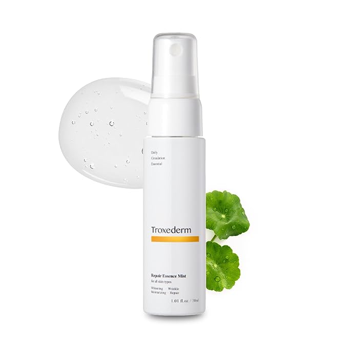 Repair Essence Toner Mist – Korean Hydrating & Cooling Face Mist with Niacinamide, Troxerutin & Centella Asiatica, Lightweight Facial Spray for Daily Skincare & Barrier Care, 1.01 Fl.oz