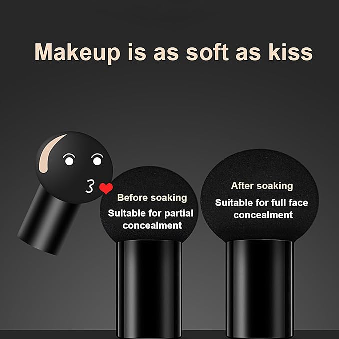 Mushroom Head Air Cushion BB Cream, Concealer Lasting Nude Makeup Moisturizing Brightening Pigment CC Liquid Foundation