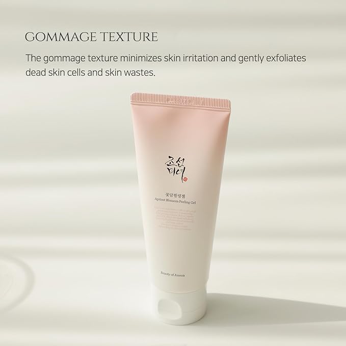 Beauty of Joseon Apricot Blossom Peeling Gel Soft Exfoliating Face with Green Plum Refreshing Cleanser Gel Type Deep Pore Cleansing