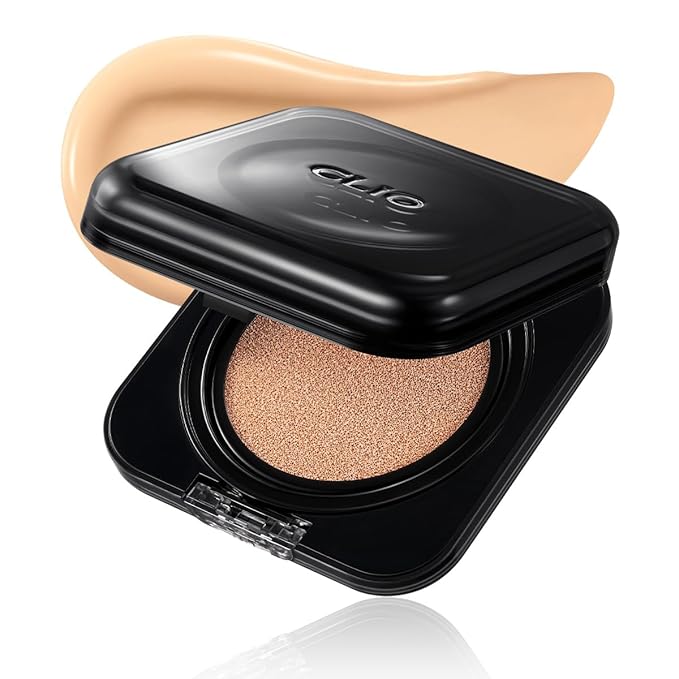 CLIO Kill Cover Founwear Cushion Foundation, Flawless Full Coverage with Matte Finish, Covering Pigmentation and Blemish, Long-Lasting, Creamy Lightweight Texture, Korean Cushion (23N GINGER)