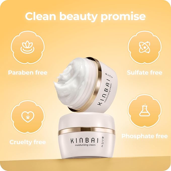 Face Cream Moisturizer for Women, Facial Lotion for Dry Skin, Hydrating Face Moisturizer, Moisturizing Collagen Peptide Cream, Japanese Skin Care, Made in Japan, 1.7 Fl.Oz, Light Fragrance.