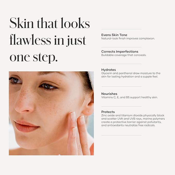 Shaklee - YOUTH - Activating BB Cream SPF 30-5-in-1 Beauty Balm Evens Tone, Corrects, Hydrates, Nourishes & Protects Skin - Medium Shade