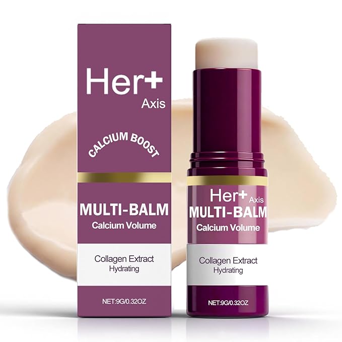 Official Her+ Anti Wrinkle Calcium Balm, Hydrating Face Moisturizer for Eyes,Neck, Face