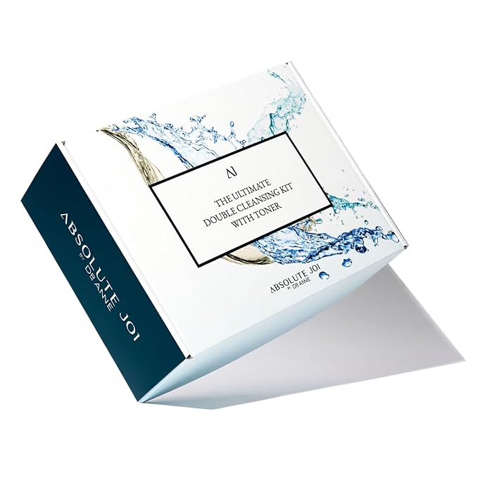 AbsoluteJOI The Ultimate Double Cleansing Face Kit. Includes 1 bottle Each of Sunflower & Moringa Fresh Cleanse Oil, Hydrating Gel Foam Cleanser and Balancing pH Toner - 200ml each bottle