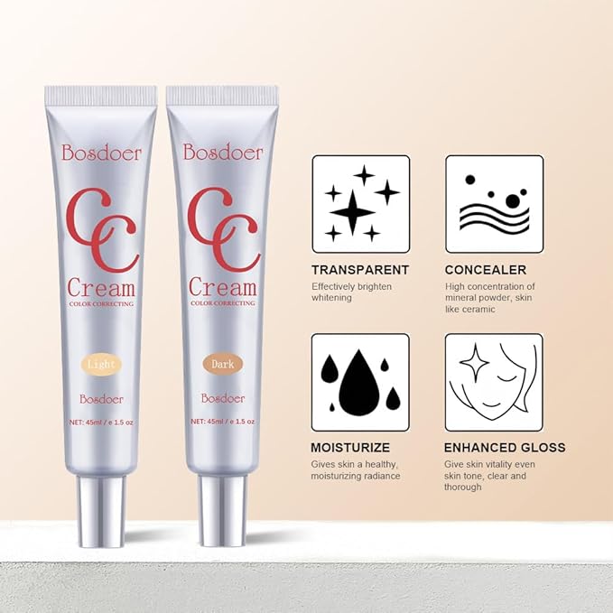 Color-correcting CC Cream (2PCS Dark color)