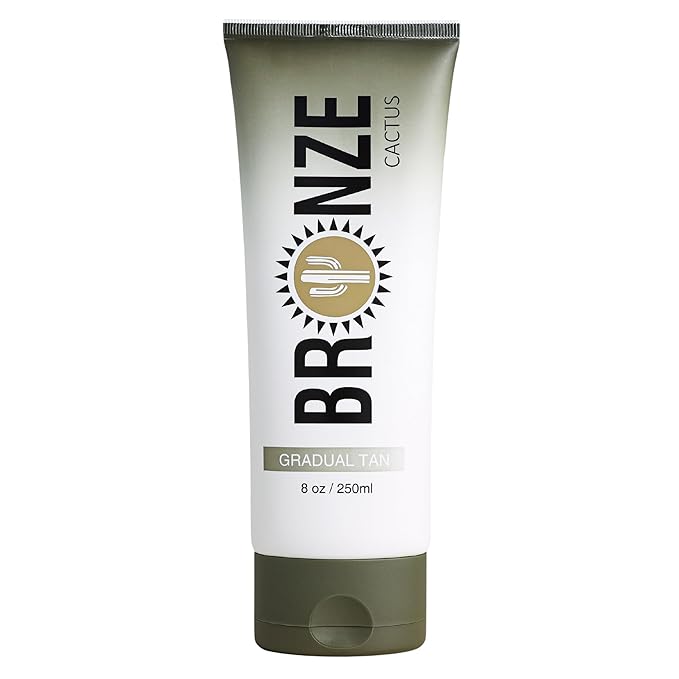 Gradual Tan Self-Tanner – Plum-Scented Cream for Face & Body | Vegan, Hydrating & Moisturizing | Buildable Natural Glow | Suitable for All Skin Types | 8 oz