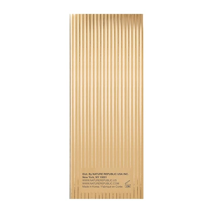 Nature Republic Ginseng Gold Silk Facial Ampoule, Hydrating Glow moisturizer for face, Niacinamide & Silk Amino Acid, Royal Jelly Extract, Korean Skin Care for All Skin Types 100 ml / 3.38 Fl. oz
