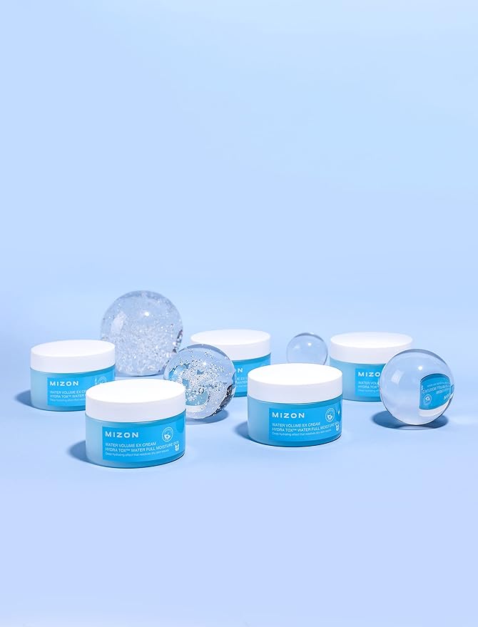 MIZON Water Volume EX Cream, Moisture Deep Hydration Cream Soft Skin Korean skin care (100ml/ 3.38 fl oz)