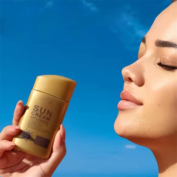 Anti Aging Sunscreen SPF 100 for Face and Body, Sun Screen Protector Walerproof, Non Greasy, Light and Smooth Feel Sunscreen Lotion Moisture Sun Cream, Beach Essentials for Women (SPF 100)