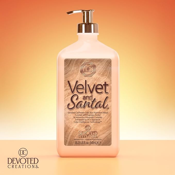Devoted Creations Velvet and Santal - Elevated Cashmere Velvety Soft Ultra-Hydrating Body Moisturizer