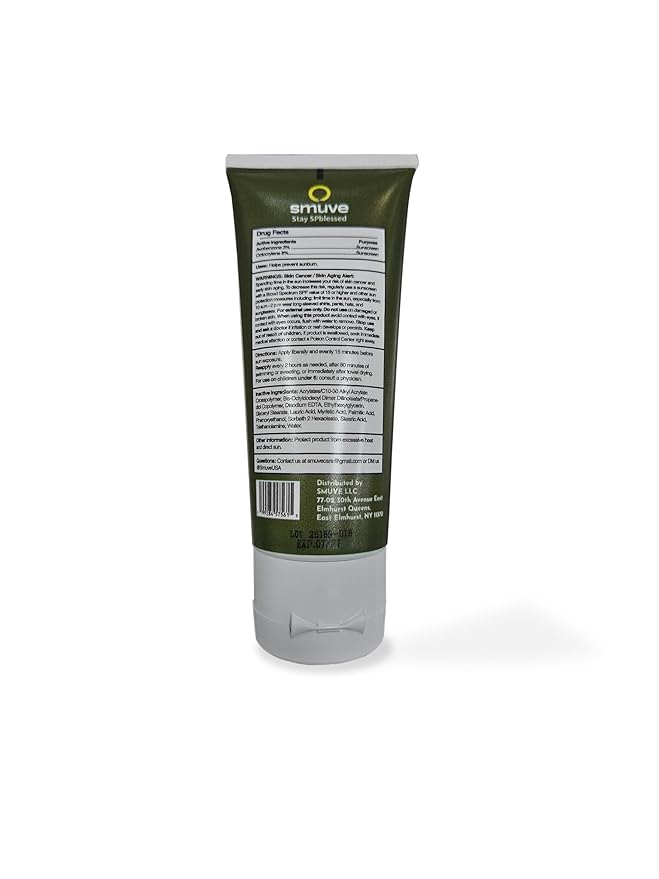 Smuve Operator Sunscreen- Face & Body Sunscreen, SPF 30, No White Cast, For Melanin, 3 fl oz