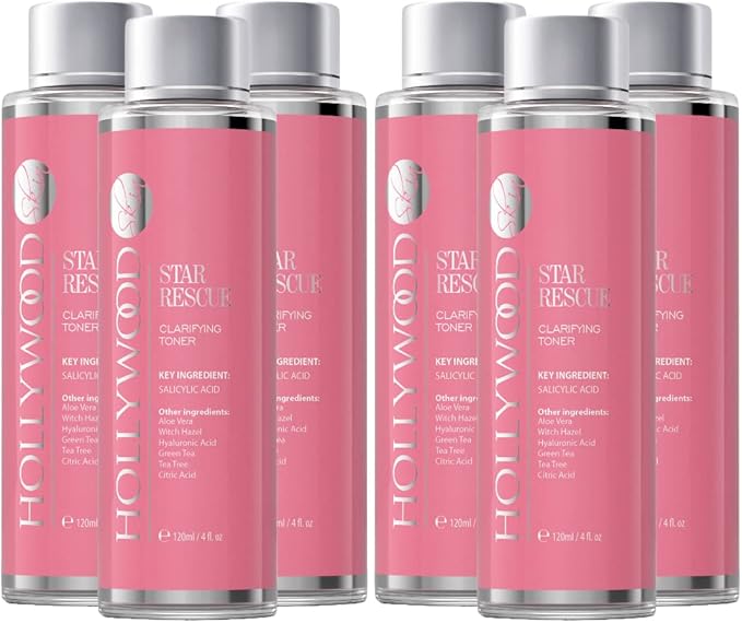 Clarifying Toner - Sweden’s #1 Skin Care Brand* Glow BHA + PHA Pore-Tight Facial Toner - Mild Exfoliating Toner with Hyaluronic Acid, Green Tea, Citric Acid + Tea Tree. 120ml