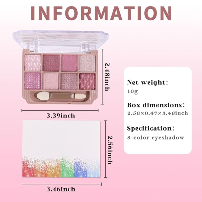 SUAKE Nude Pink Eyeshadow Palette, Matte & Shimmer, High Pigmented 12 Colors Brown Purple Eye Shadow Primers for Eye Makeup, Korean Powder Palet de sombras de ojos (04-Mature Sweet)