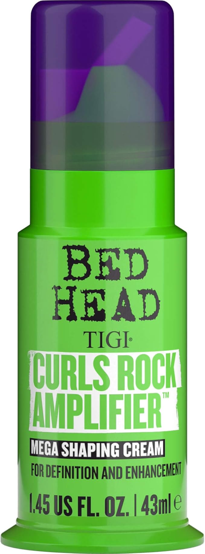 Bed Head by TIGI Curls Rock Amplifier Curl Cream for Definition and Enhancement of All Curly Hair Types, Travel Size, 1.45 fl oz