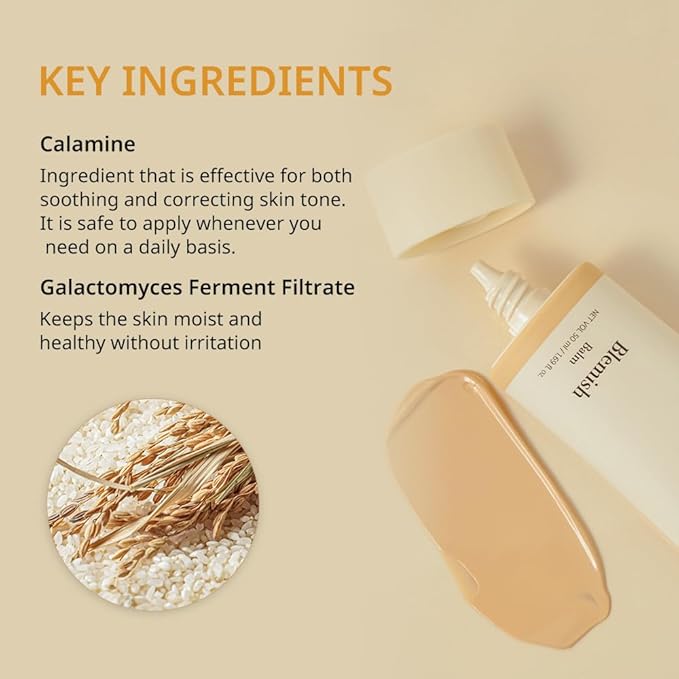 Papa Recipe Calamine Blemish Balm 50ml – Skin Tone BB Cream with Galactomyces and Centella for Soothing & Natural Coverage – Korean Skincare