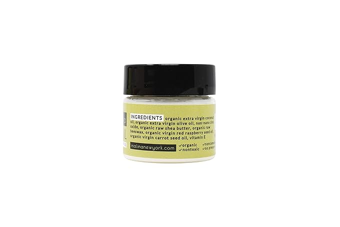 Malina™ Organic Olive Oil Natural Sunscreen | SPF 30+ | Nontoxic | Baby-Safe | Reef-Safe | No Preservatives | No Synthetic Fragrance (0.5 Fl Oz)