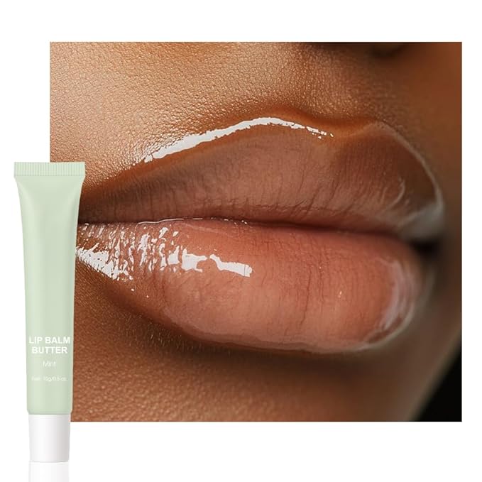Summer Lip Butter Lip Balm, Ultra-Hydrating Natural Vegan Lip Balm, Sheer-Tinted Shine & Hydration, Soothes & Softens Dry Lips Skincare, Bálsamo labial hidratante #2 Mint